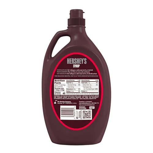 Vista 2 de HERSHEY'S Botella a granel de jarabe de chocolate, 48 oz
