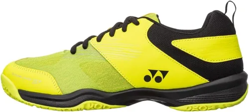 Vista 2 de YONEX Power Cushion 37 - Zapato de cancha interior (amarillo brillante) (10.5), Amarillo claro