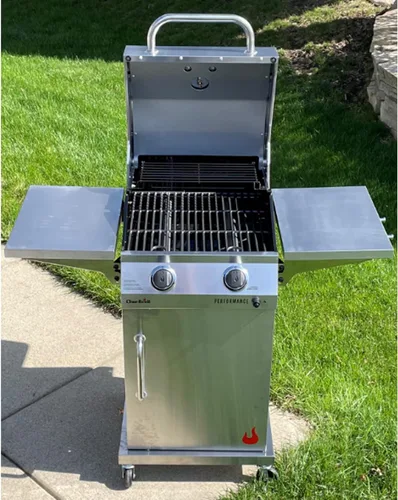 Vista 8 de Rejilla de parrilla de 17 pulgadas para Charbroil Performance 2 quemadores 463630021 463660421 463630422 463660021 Rejilla de cocina para Charbroil