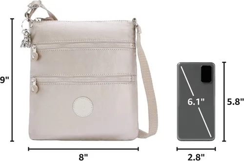 Vista 33 de Kipling Keiko Ggv Gm - Bolso bandolera para mujer Casi Coral