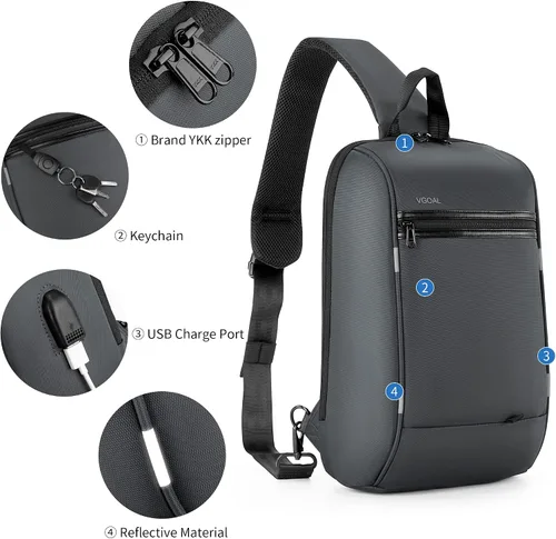 Vista 5 de VGOAL Mochila antirrobo para laptop