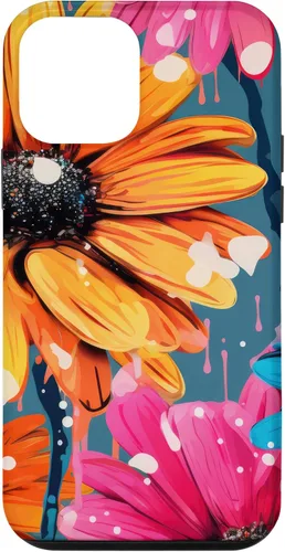 Vista 16 de Drip Gerbera Daisies Case for iPhone 17