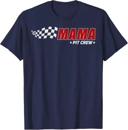 Vista 74 de Mama Pit Crew Race Car Birthday Family Matching Pit Crew Camiseta