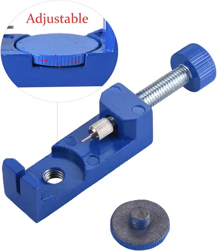 Vista 2 de Urtop Kit de extracción de correas de reloj, herramienta de reparación de extracción de correa de reloj con 12 pines adicionales para quitar