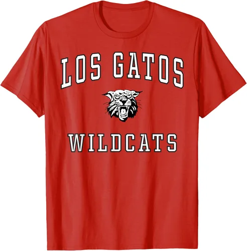 Vista 79 de Camiseta de Los Gatos de la escuela secundaria de Wildcats C1