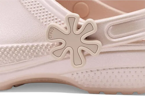 Vista 6 de Crocs Zuecos clásicos unisex para niños con brillo de perlas (niño grande)