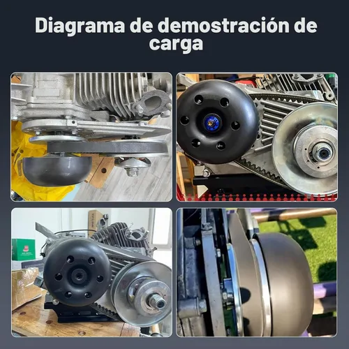 Vista 7 de Super 30 Series Convertidor de Par Embrague del Conductor para Predator 212cc 196cc 224cc 225cc 6.5hp Diámetro Interior de 3/4" Coleman CT200U Negro