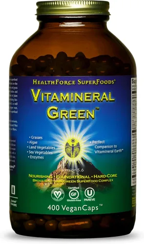 Vista 9 de HEALTHFORCE SUPERFOODS Vitamineral Green - Suplemento mineral para el apoyo inmunológico y de la tiroides - Suplemento en polvo verde