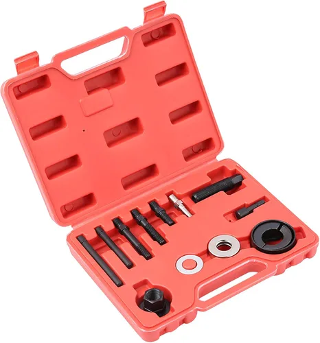 Vista 2 de WINTOOLS Kit de extractor e instalador de poleas de 12 piezas, bomba de dirección asistida, polea alternadora