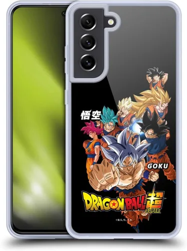 Vista 173 de Head Case Designs Funda de gel con licencia oficial de Dragon Ball Super Group Future Trunks Arc Characters [protección de grado militar] compatible
