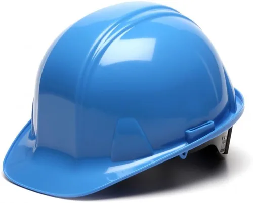 Vista 15 de Pyramex SL Series Cap Style Hard Hat, 4-Point Ratchet HDPE shell, Rain trough, Low-profile design, Fits all head sizes, Construction & utility
