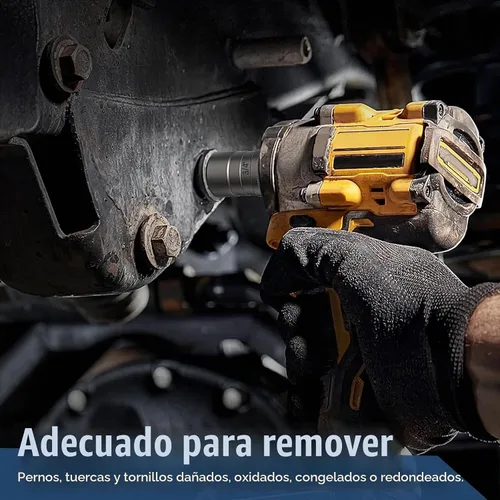 Vista 3 de Kit extractor de pernos mejorado, juego de dados extractores de pernos pelados de 32 piezas, removedor de pernos redondeados, extractor de tuercas