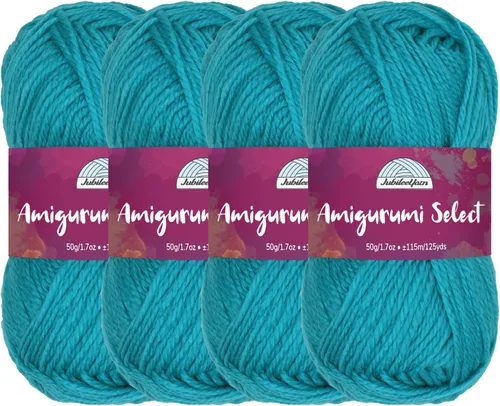 Vista 27 de JubileeYarn Amigurumi Select - Hilo acrílico DK - Begonia - 4 madejas