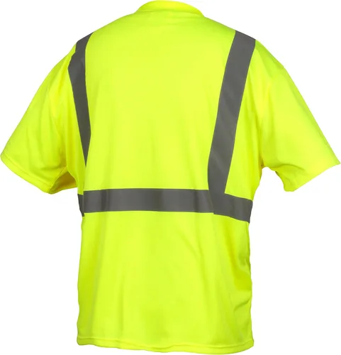 Vista 2 de Pyramex RTS21 Series Moisture Wicking No Pocket Hi Vis T-Shirt