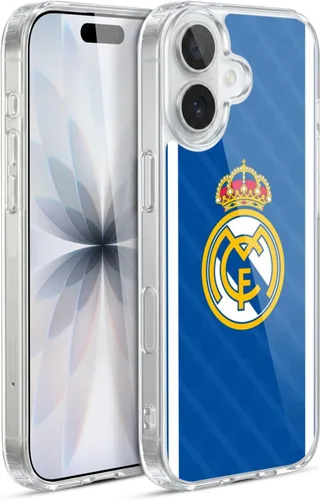 Vista 35 de Head Case Designs Funda de gel con licencia oficial del Real Madrid CF azul [protección de grado militar] compatible con Apple iPhone 7 Plus/iPhone