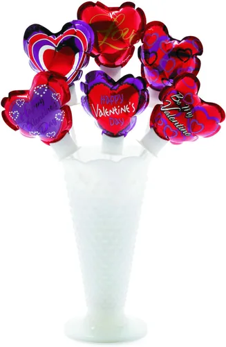 Vista 3 de Surtido de 50 globos autoinflables de 4 pulgadas con forma de corazón de San Valentín, ideal para decoración del día de San Valentín y fiestas