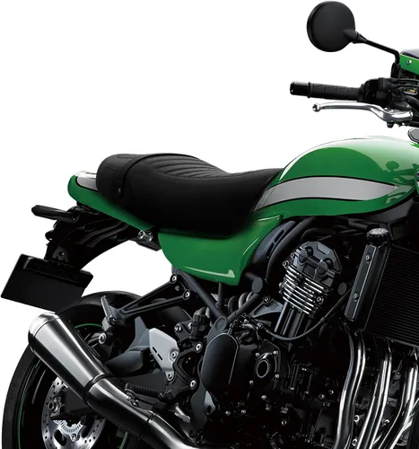 Vista 2 de TCT-MOTORPARTS Asiento de pasajero de una pieza para Kawasaki Z900RS ZR900 2018-2024 (negro)