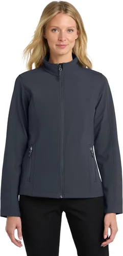 Vista 10 de Port Authority Ladies Core Soft Shell Jacket azul marino (Dress Blue Navy)