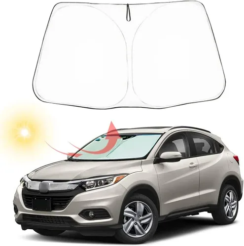 Vista 25 de Parasol plegable para parabrisas delantero de automóvil, protector de parasol de ajuste personalizado para Honda CR-V 2012 2013 2014 2015 2016