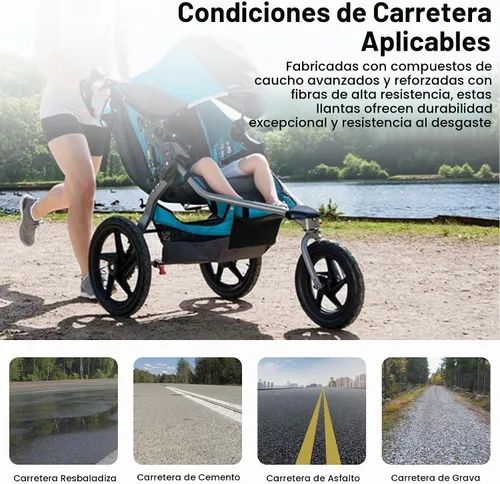 Vista 8 de Juego de neumático y tubo interior para scooter de 12 1/2 x 2 1/4 (12.5x2.25), resistente a espinas de servicio pesado, neumático de rueda delantera