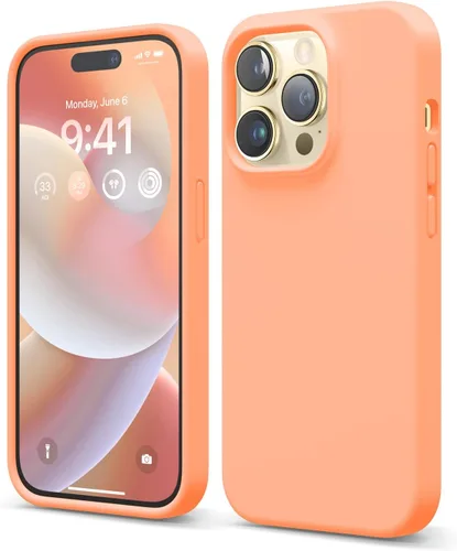 Vista 27 de elago Compatible con Funda para iPhone 14 Pro, Funda de Silicona Líquida, Cubierta Protectora de Cuerpo Completo, A Prueba de Golpes, Funda Delgada