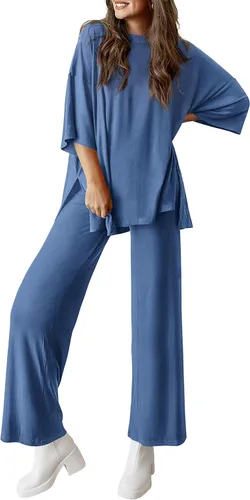 Vista 26 de PRETTYGARDEN Conjunto de dos piezas para mujer Negro