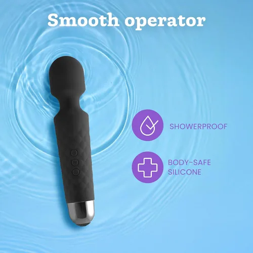 Vista 5 de Oliver James Vibrador de Varita para Mujeres - Vibrador Dildo de Juguete para Adultos Silencioso con 20 Patrones y 8 Velocidades Batería de 6