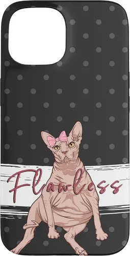 Vista 6 de Funny Sphynx Cat Flawless Naked Cat Fat Hairless Cat Case for iPhone 17