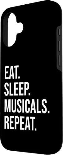 Vista 2 de Funda para iPhone 16 Musicales para hombres y mujeres Actor Broadway Drama Musical Geek