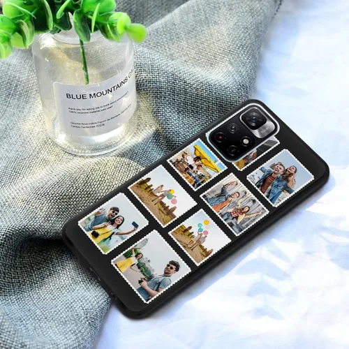 Vista 3 de Funda de teléfono personalizada para Xiaomi Poco M4 Pro 5G (no para Poco M4 Pro), funda de teléfono de TPU suave, funda protectora para teléfono