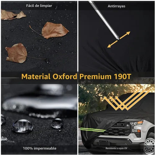 Vista 5 de Funda impermeable para automóvil Dodge Ram 1500 Crew Cab 1998-2022 de 5.5 pies, cubierta de camión de cama corta de 5.5 pies, fundas de automóvil