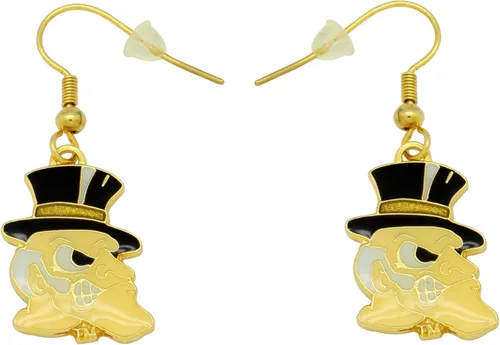Vista 4 de aminco NCAA Pendientes colgantes con logo de la NCAA para adultos unisex