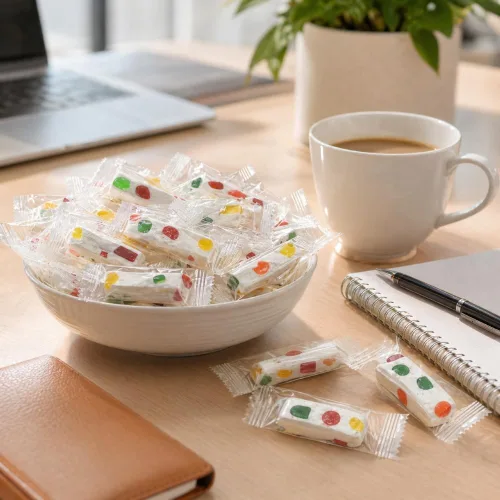 Vista 5 de Jube Nougats - Caramelos masticables de 30 piezas de gelatina envueltos individualmente