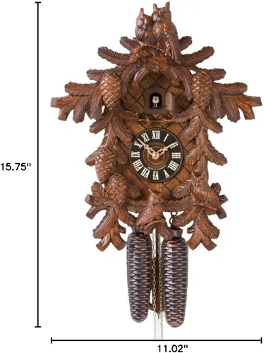 Vista 2 de Reloj de cuco 4 búhos