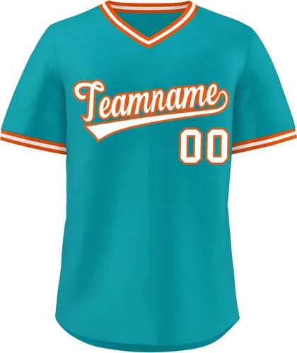 Vista 39 de KXK - Camiseta de béisbol personalizada con nombre y número cosidos, estilo Hip Hop, con cuello en V, atlética, para hombres, mujeres y jóvenes