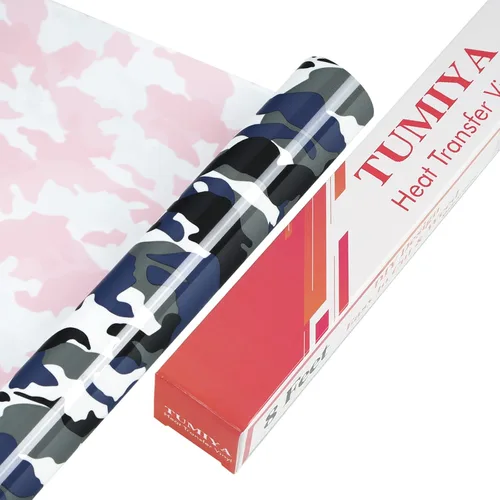 Vista 41 de TUMIYA - Rollo de vinilo para transferencia de calor (100.1 x 14.8 ft, vinilo adhesivo brillante HTV (rosa)