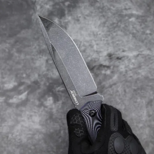 Vista 7 de Cuchillo Cruiser de 10.9 pulgadas para caza, cuchillo táctico de campamento al aire libre, mango afilado de acero G10 DC53, funda Kydex (negro)