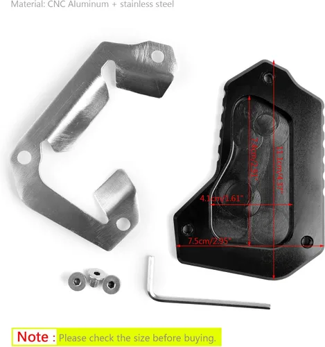 Vista 3 de para Triumph Tiger 1200 Explorer caballete lateral y soporte amplificador