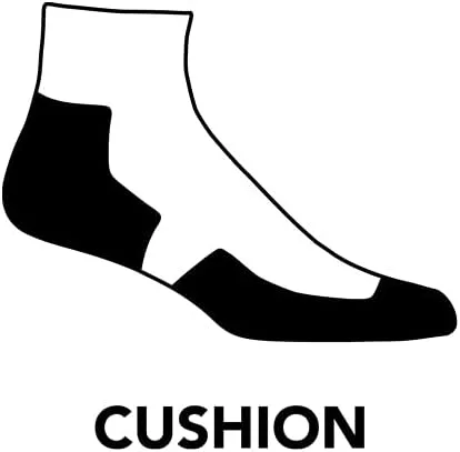 Vista 3 de Darn Tough Run 1/4 - Calcetines ultraligeros con cojín para hombre (estilo 1040)