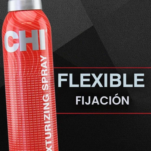 Vista 4 de CHI Laca texturizadora para el cabello, laca voluminizadora para añadir textura y cuerpo modulables, sujeción flexible, sin sulfatos, parabenos