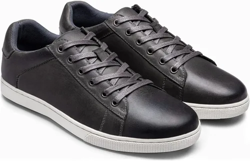 Vista 5 de Jousen Zapatillas de cuero para hombre, zapatos de vestir de moda, zapatos casuales de negocios para hombres