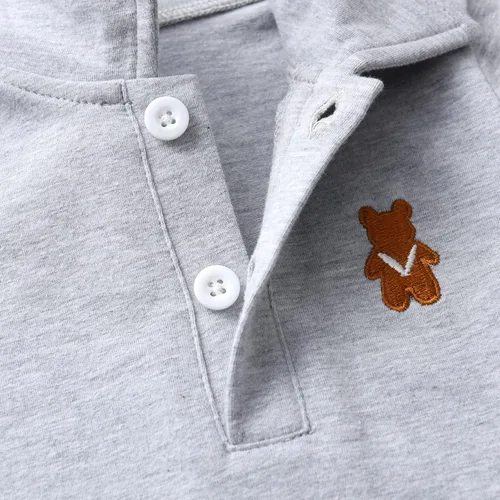 Vista 5 de Ropa de verano para bebé niño de manga corta de una pieza mameluco mono mono traje infantil