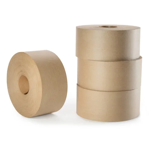 Vista 14 de IDL Packaging Cinta engomada Kraft activada por agua de 2.83" x 450', 30lb