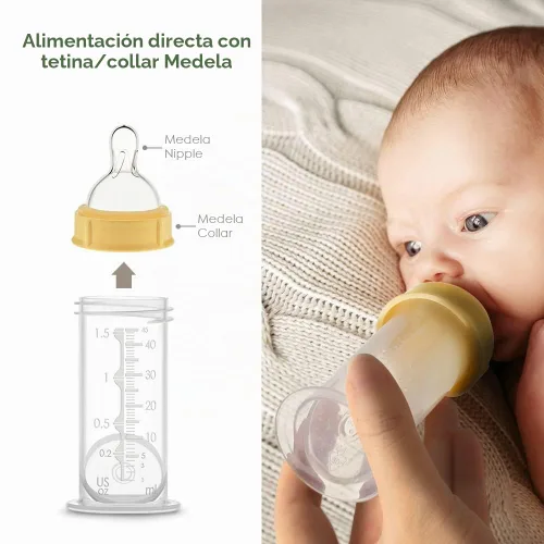 Vista 8 de Maymom Botellas de Colostro y Almacenamiento con Tapas a Prueba de Fugas, Almacenamiento de Leche Materna en Congelador o Refrigerador, Hechas Sin