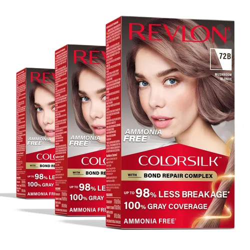 Vista 20 de Revlon ColorSilk with Bond Repair Complex, color permanente para el cabello rubio, cobertura 100 % de las canas, tinte para el cabello sin amoníaco