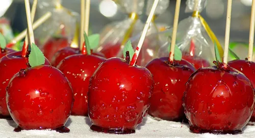 Vista 6 de KingSeal - 100 pinchos de madera de bambú natural de manzana, palitos de 5.5 pulgadas x 0.256 in de diámetro, punto romo para seguridad, paquete al