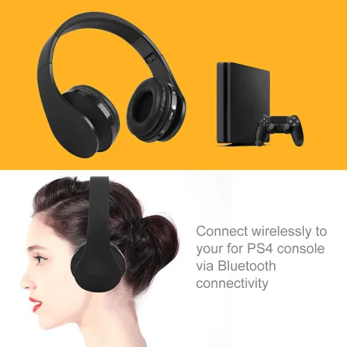 Vista 6 de Diyeeni Wireless Gaming Headphone V3.0+EDR Version Highgrade Speakers Plugandplay Design Inbuilt Microphone HiFi Stereo Earphone for PS4