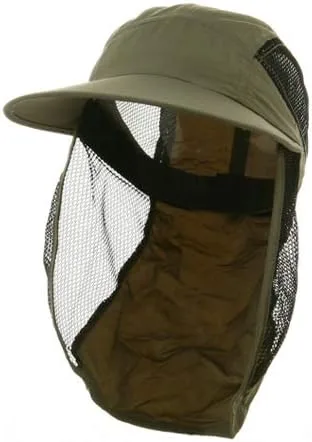 Vista 4 de e4Hats.com Tapa de solapa para exteriores con protección UV 50+