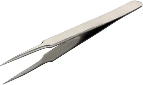 Vista 5 de Utoolmart ST-10 Pinzas de acero inoxidable micro magnéticas rectas y curvadas punta puntiaguda herramienta de mantenimiento para pinzas de pestañas