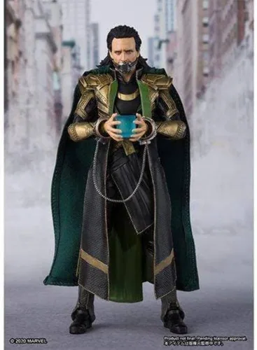 Vista 3 de TAMASHII NATIONS - Figura de acción de los Vengadores - Loki, Bandai Spirits S.H. Figuarts